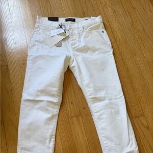 Banana Republic Women's White Skinny Jeans